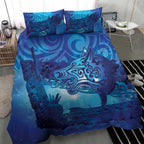 Kuri New Zealand Matariki Bedding Set Aotearoa Dog Waka Maori New Year Galaxy Vibes