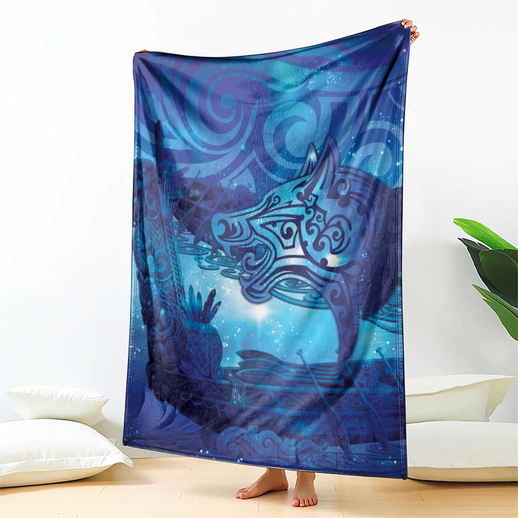 Kuri New Zealand Matariki Blanket Aotearoa Dog Waka Maori New Year Galaxy Vibes