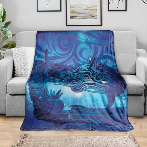 Kuri New Zealand Matariki Blanket Aotearoa Dog Waka Maori New Year Galaxy Vibes