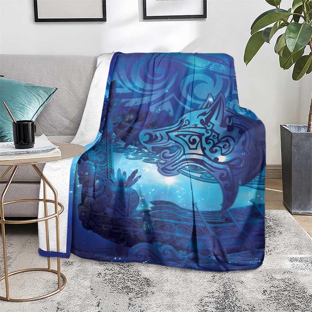 Kuri New Zealand Matariki Blanket Aotearoa Dog Waka Maori New Year Galaxy Vibes