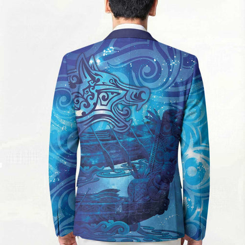 Kuri New Zealand Matariki Blazer Aotearoa Dog Waka Maori New Year Galaxy Vibes