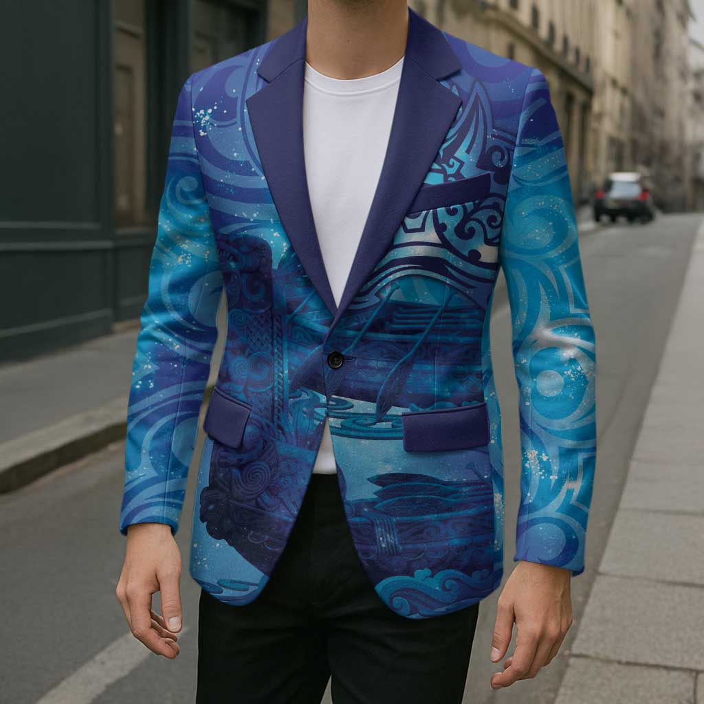 Kuri New Zealand Matariki Blazer Aotearoa Dog Waka Maori New Year Galaxy Vibes