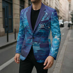 Kuri New Zealand Matariki Blazer Aotearoa Dog Waka Maori New Year Galaxy Vibes