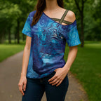 Kuri New Zealand Matariki Cross Shoulder Shirt Aotearoa Dog Waka Maori New Year Galaxy Vibes