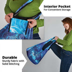 Kuri New Zealand Matariki Grocery Bag Aotearoa Dog Waka Maori New Year Galaxy Vibes