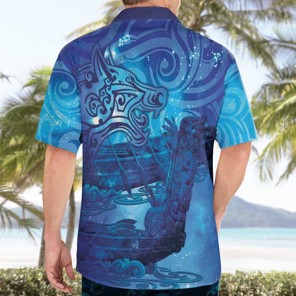 Kuri New Zealand Matariki Hawaiian Shirt Aotearoa Dog Waka Maori New Year Galaxy Vibes