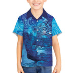 Kuri New Zealand Matariki Hawaiian Shirt Aotearoa Dog Waka Maori New Year Galaxy Vibes