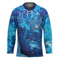 Kuri New Zealand Matariki Hockey Jersey Aotearoa Dog Waka Maori New Year Galaxy Vibes