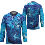 Kuri New Zealand Matariki Hockey Jersey Aotearoa Dog Waka Maori New Year Galaxy Vibes