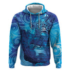 Kuri New Zealand Matariki Hoodie Aotearoa Dog Waka Maori New Year Galaxy Vibes