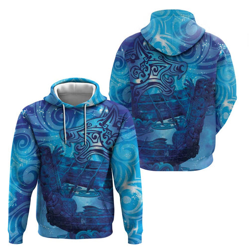Kuri New Zealand Matariki Hoodie Aotearoa Dog Waka Maori New Year Galaxy Vibes