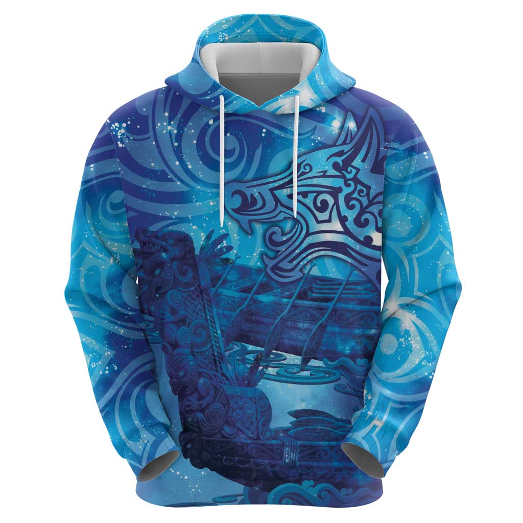 Kuri New Zealand Matariki Hoodie Aotearoa Dog Waka Maori New Year Galaxy Vibes