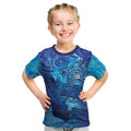 Kuri New Zealand Matariki Kid T Shirt Aotearoa Dog Waka Maori New Year Galaxy Vibes