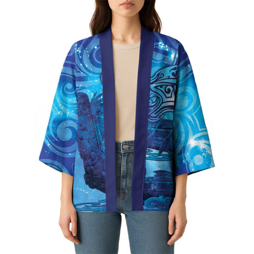 Kuri New Zealand Matariki Kimono Aotearoa Dog Waka Maori New Year Galaxy Vibes