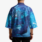 Kuri New Zealand Matariki Kimono Aotearoa Dog Waka Maori New Year Galaxy Vibes