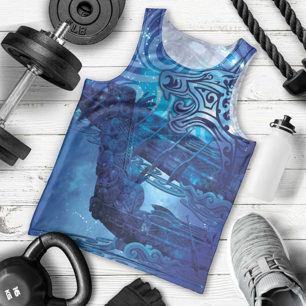 Kuri New Zealand Matariki Men Tank Top Aotearoa Dog Waka Maori New Year Galaxy Vibes