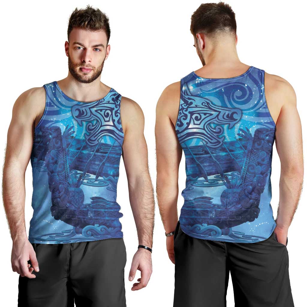 Kuri New Zealand Matariki Men Tank Top Aotearoa Dog Waka Maori New Year Galaxy Vibes