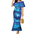 Kuri New Zealand Matariki Mermaid Dress Aotearoa Dog Waka Maori New Year Galaxy Vibes