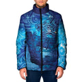 Kuri New Zealand Matariki Padded Jacket Aotearoa Dog Waka Maori New Year Galaxy Vibes