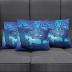 Kuri New Zealand Matariki Pillow Cover Aotearoa Dog Waka Maori New Year Galaxy Vibes