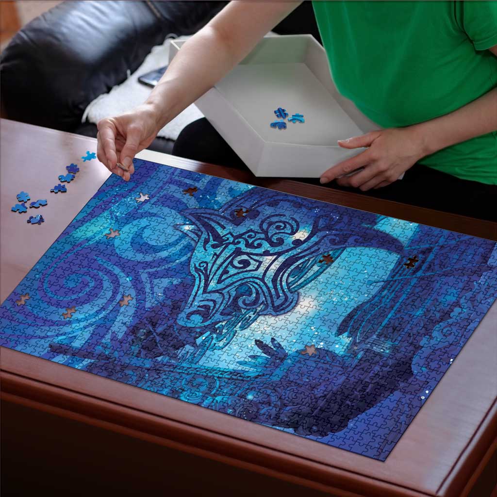 Kuri New Zealand Matariki Puzzle Aotearoa Dog Waka Maori New Year Galaxy Vibes