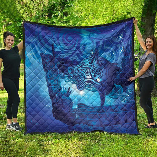 Kuri New Zealand Matariki Quilt Aotearoa Dog Waka Maori New Year Galaxy Vibes