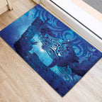 Kuri New Zealand Matariki Rubber Doormat Aotearoa Dog Waka Maori New Year Galaxy Vibes