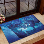 Kuri New Zealand Matariki Rubber Doormat Aotearoa Dog Waka Maori New Year Galaxy Vibes