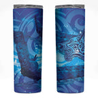 Kuri New Zealand Matariki Skinny Tumbler Aotearoa Dog Waka Maori New Year Galaxy Vibes