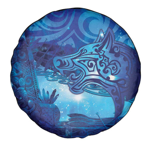 Kuri New Zealand Matariki Spare Tire Cover Aotearoa Dog Waka Maori New Year Galaxy Vibes