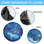 Kuri New Zealand Matariki Spare Tire Cover Aotearoa Dog Waka Maori New Year Galaxy Vibes
