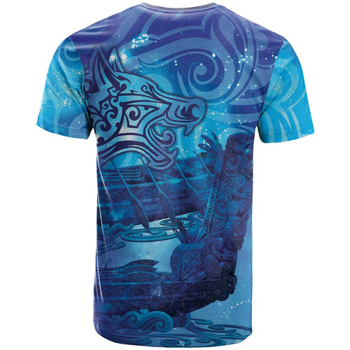 Kuri New Zealand Matariki T Shirt Aotearoa Dog Waka Maori New Year Galaxy Vibes