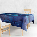 Kuri New Zealand Matariki Tablecloth Aotearoa Dog Waka Maori New Year Galaxy Vibes