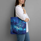 Kuri New Zealand Matariki Tote Bag Aotearoa Dog Waka Maori New Year Galaxy Vibes