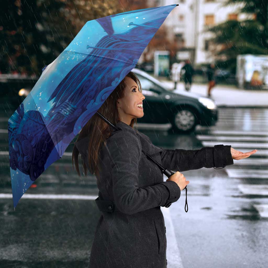 Kuri New Zealand Matariki Umbrella Aotearoa Dog Waka Maori New Year Galaxy Vibes