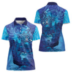 Kuri New Zealand Matariki Women Polo Shirt Aotearoa Dog Waka Maori New Year Galaxy Vibes
