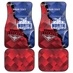 Personalised Kangaroos And Bombers Football Car Mats Sporty Version