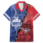 Personalised Kangaroos And Bombers Football Family Matching Mermaid Dress and Hawaiian Shirt Sporty Version