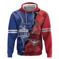 Personalised Kangaroos And Bombers Football Hoodie Sporty Version