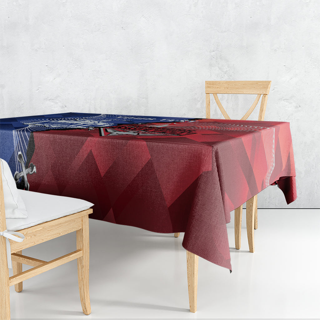 Personalised Kangaroos And Bombers Football Tablecloth Sporty Version