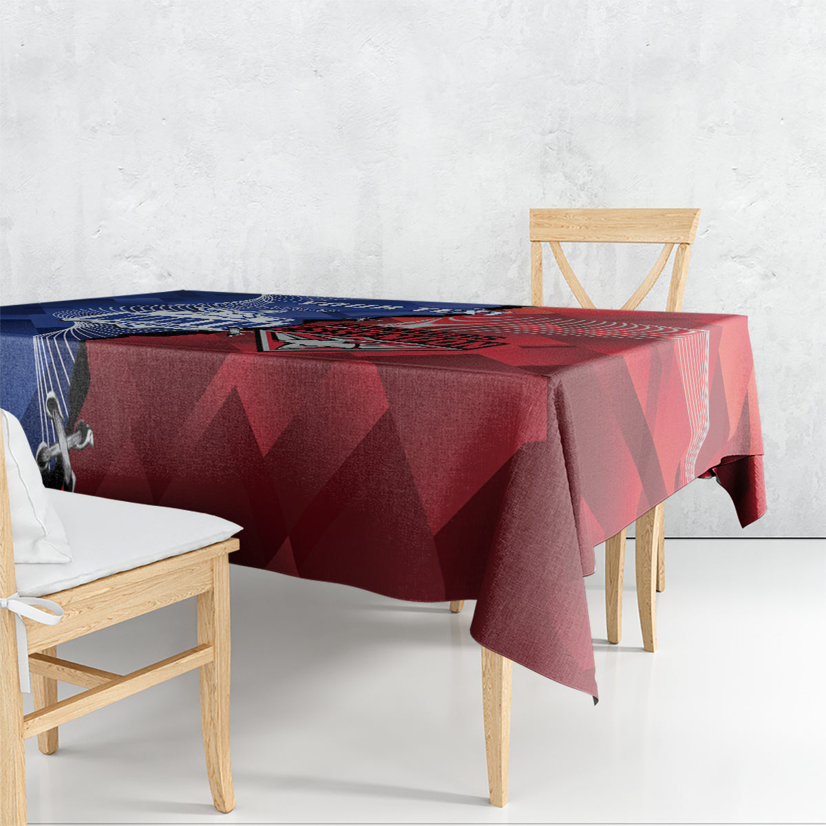 Personalised Kangaroos And Bombers Football Tablecloth Sporty Version