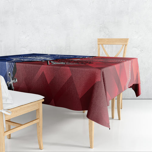 Personalised Kangaroos And Bombers Football Tablecloth Sporty Version