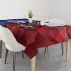 Personalised Kangaroos And Bombers Football Tablecloth Sporty Version