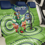 Custom NRL Raiders NAIDOC Week Back Car Seat Cover Keep The Fire Burning Indigenous Art