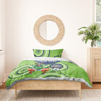 Custom NRL Raiders NAIDOC Week Bedding Set Keep The Fire Burning Indigenous Art