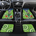 Custom NRL Raiders NAIDOC Week Car Mats Keep The Fire Burning Indigenous Art