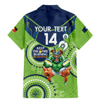 Custom NRL Raiders NAIDOC Week Family Matching Mermaid Dress and Hawaiian Shirt Keep The Fire Burning Indigenous Art