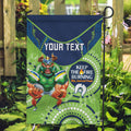 Custom NRL Raiders NAIDOC Week Garden Flag Keep The Fire Burning Indigenous Art
