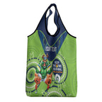 Custom NRL Raiders NAIDOC Week Grocery Bag Keep The Fire Burning Indigenous Art