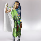 Custom NRL Raiders NAIDOC Week Hooded Blanket Keep The Fire Burning Indigenous Art